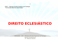 (40) Direito Eclesiastico.doc